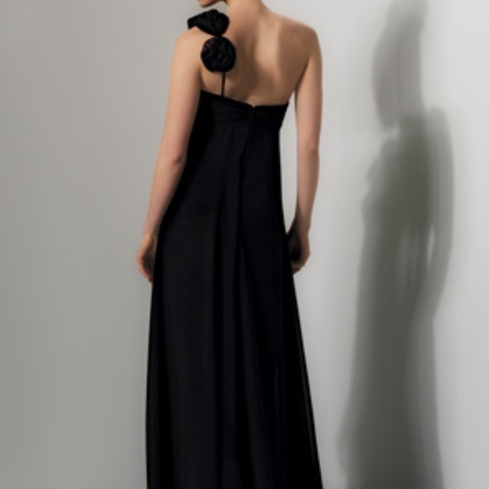 Bari Jay Style 641 Bella Chiffon Black Bridesmaids